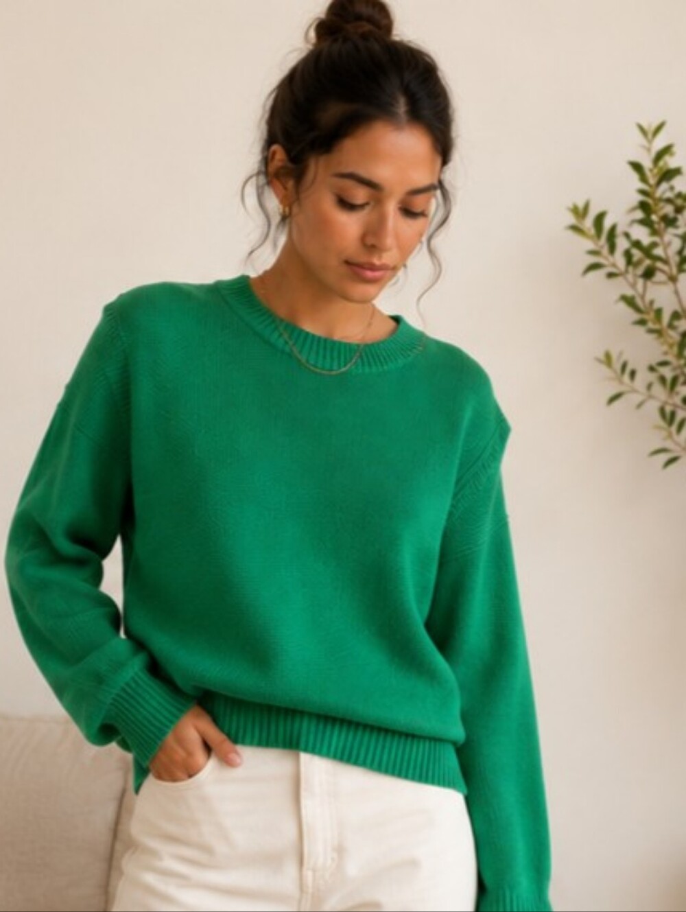 Wide Sleeves Sweater Size S